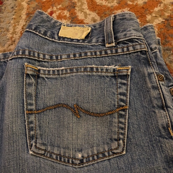 {BKE} Culture Denim X Long Denim Distressed Light Blue Wide Leg Size 28 Women’s - Picture 9 of 10